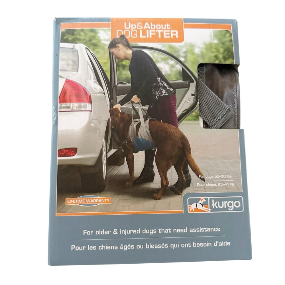 Kurgo Up and About Dog Lifter for assisting older or injured dogs 50 - 90 lbs.
